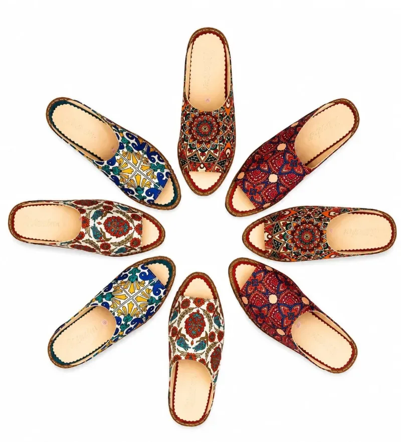 Mule Laffa motif Azul
